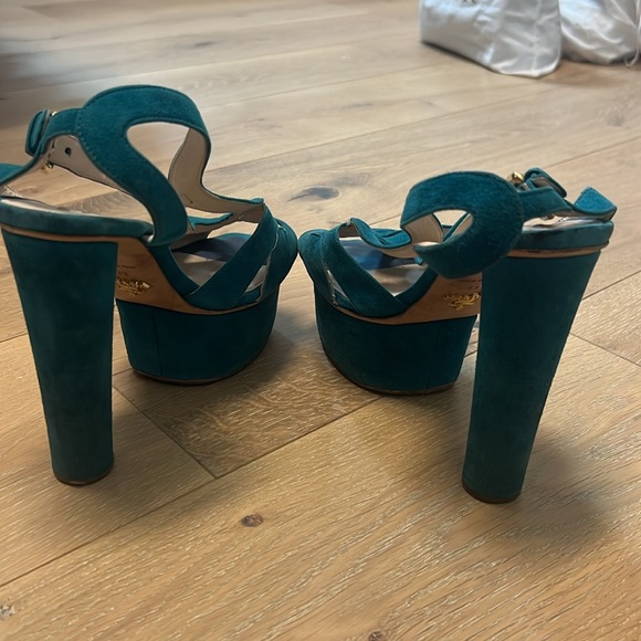 Prada blue platform heels size 39 - Picture 4 of 4